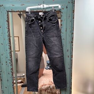 AGOLDE Women's Black Jeans